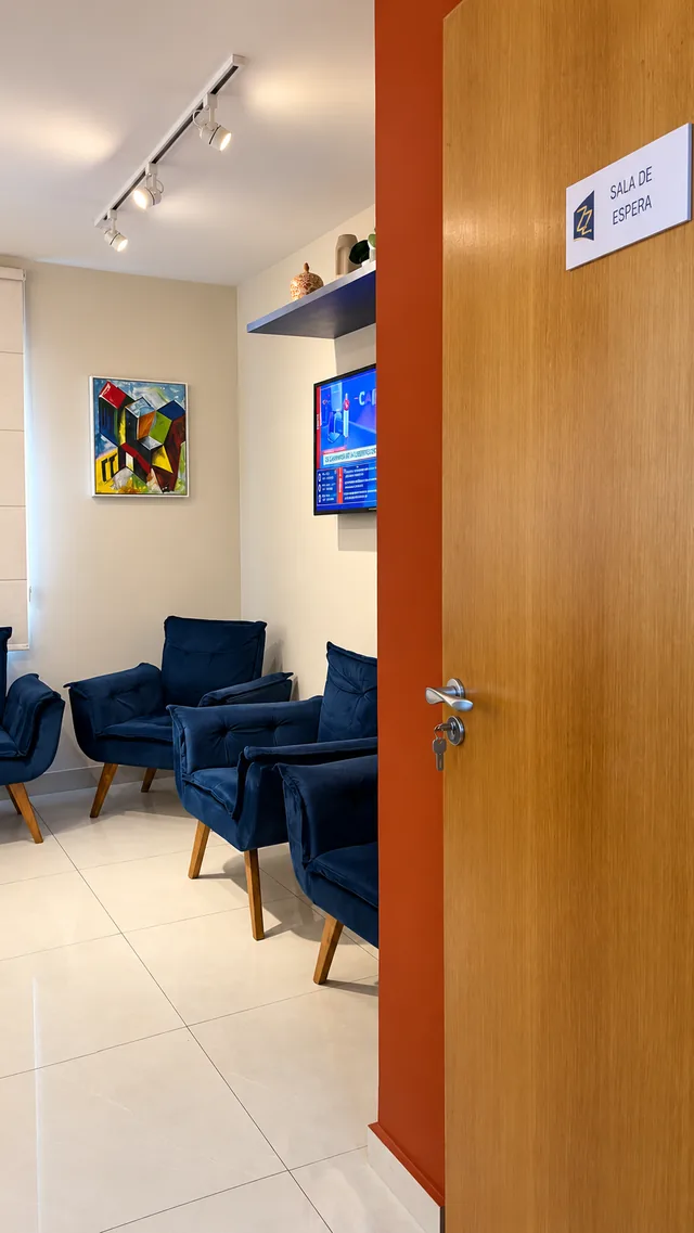 Sala de espera da Mazza Odontologia