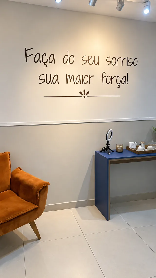 Espaço de espera da Mazza Odontologia